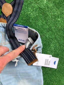 Chlapecké džíny s kšandami, vel.104, NOVĚ, zn.H&M - 3