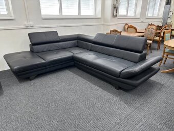 Sedací souprava rohová - kůže - NEPOUŽITÁ - 3