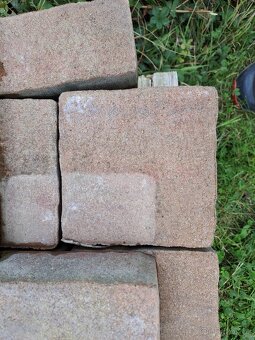 Zámková červená dlažba 14x14x6 cm - 3