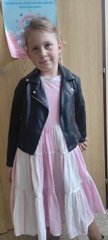 Černá koženková bunda vel.22 - 3