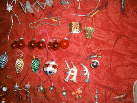 retro vánoční ozdoby,litinový stojan na stromek - 3