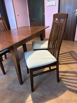 Jídelní stůl a 4 židle - 3