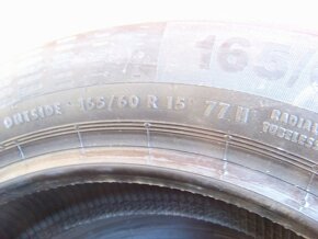 4ks letních pneumatik CONTINENTAL 165/60R15 100% DOT2018 4ks - 3