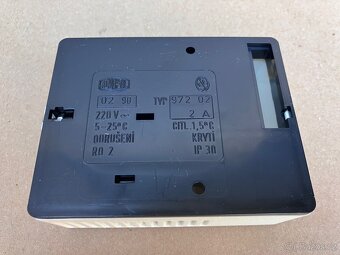 Pokojový termostat rego, typ 972 02 - 3