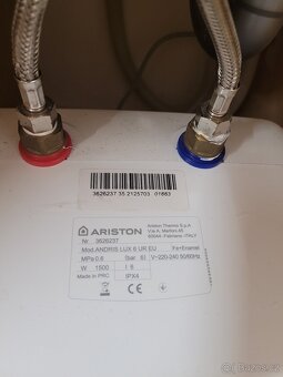 Elektrický ohřívač vody Ariston lux - 3