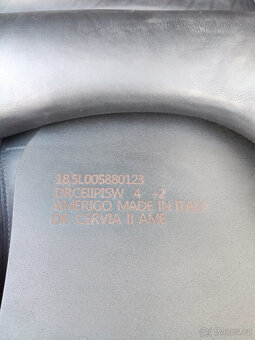 Drezurní sedlo Amerigo Cervia 18,5 palce černé - 3