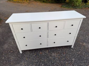 IKEA Hemnes komoda s 8 zásuvkami - bíl. mořidlo - 3