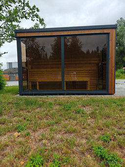 Finská venkovní sauna-Saunový domek Thermowood - 3