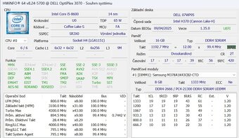 Dell OptiPlex SFF 3070 Intel I5-8600 /8-16GB/512GB NVME/ W11 - 3