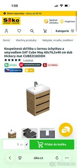 Koupelnova skrinka, jako nova - 3