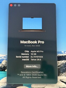 APPLE MACBOOK PRO M3, 512GB HDD, 18GB RAM, 14inch - 3