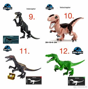 Obrovské dinosaury typ lego - nové, nehrané - 3