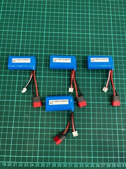 Li-Ion baterie 7.4V 800mAh do RC modelů. - 3