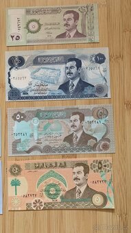 Různé bankovky Cuba, Irák - 3