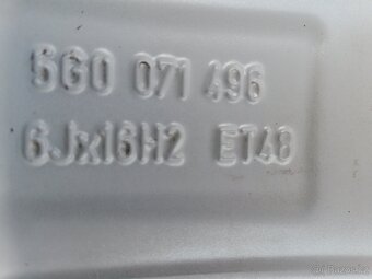 alu VW Golf 7,Sportsvan,zimní 205/55/16 Continental - 3