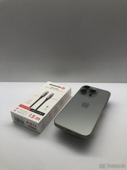 Apple iPhone 15 Pro 128 GB Natural Titanium - ZÁRUKA+FAKTURA - 3