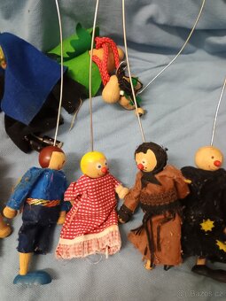 Loutky že dřeva 12 ks - 3