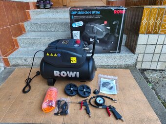 Prodám NEPOUŽITÝ Bezolejový kompresor ROWI DKP 1200/24/1 OF - 3