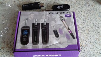 Bezdrátový vysílač a přijímač pro mikrofony - 3