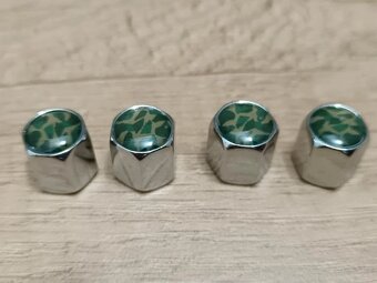 Čepičky ventilků stříbrné - SLEVA - 3