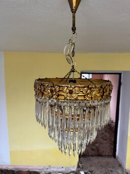 Starý křišťálový lustr - 3