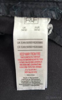 Prodám pánské kalhoty F&F vel.34/32 - 3