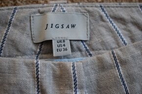Lněné kalhoty S/36 Jigsaw - 3