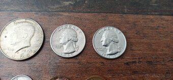 USA sada, lot Amerických mincí. - 3