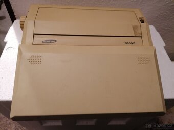 jehličkový psací stroj SAMSUNG SQ-3000 retro rarita - 3