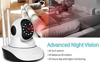 Bezdrátová bezpečnostních Wi-Fi IP kamera, HD 1080p - 3