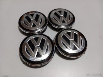 Středové krytky Vw, 56x52mm, Nové logo struktura - 3