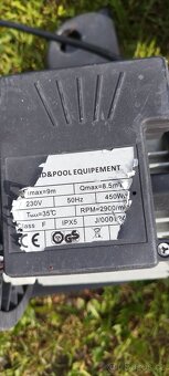 Čerpadlo k filtraci - 3