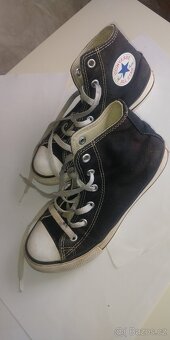 32 EU Converse tenisky kotníkové černé plátěnky - 3