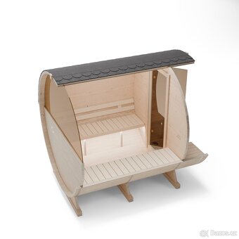 ZAHRADNÍ SUDOVÁ SAUNA 240cm DIY 2KR - 3