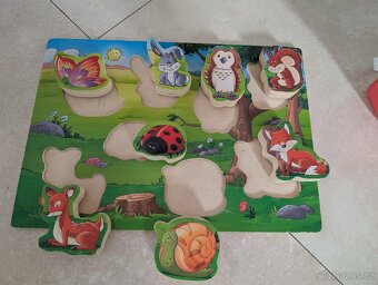 dřevěné hračky, dřevěné 3D puzzle - 3