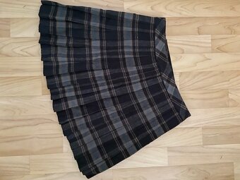 Kostkovaná sukně s podšivkou, vel.38, zn.C&A - 3