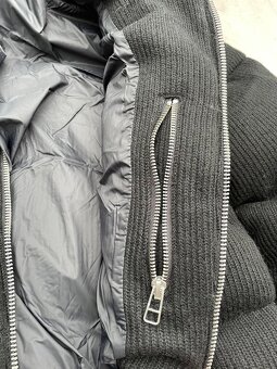 Zara Péřová Zimní Bunda Černá | Puffer Jacket Black Corduroy - 3