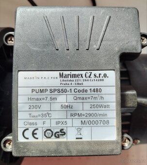 Čerpadlo k bazénové fitraci Marimex - 3