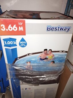 Bazén Bestway Rattan s konstrukcí 3,66 x 1,00 m - 3