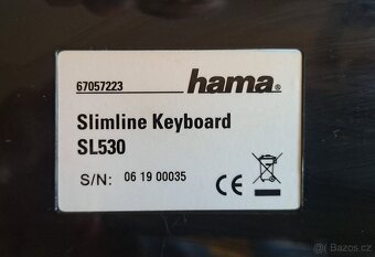 Klávesnice HAMA Slimline SL 530 - 3