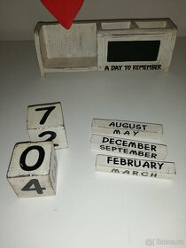 Dřevěný kalendář - 3