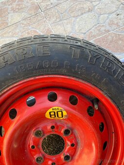 Rezerva - dojezdové kolo Rezervní kolo originál FIAT - 3