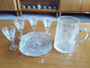 broušené, leptané a zlacené sklo bohemia crystal - 3