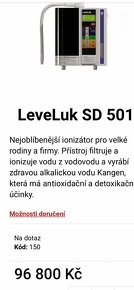 Prodám LEVELUK SD 501 Kangen voda - 3