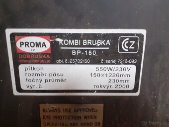 Kombi bruska Proma BP-150 - 3