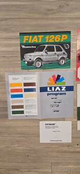 Dobové letáky Škoda 105GL, Felicia, Fabia, Fiat 126P a Liaz - 3