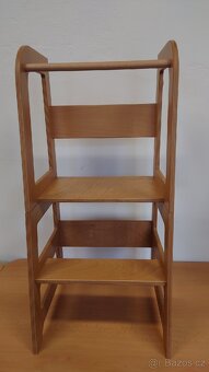 Prodám novou učící věž barva dub světlý - 3