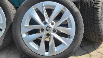 Sada Alu Škoda 17 5x112R17 zimni - 3