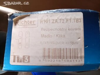 Bezpečnostní kování RICHTER - nové - 3
