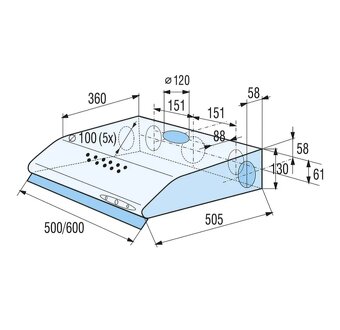 Digestoř MORA OP 630 X - 3